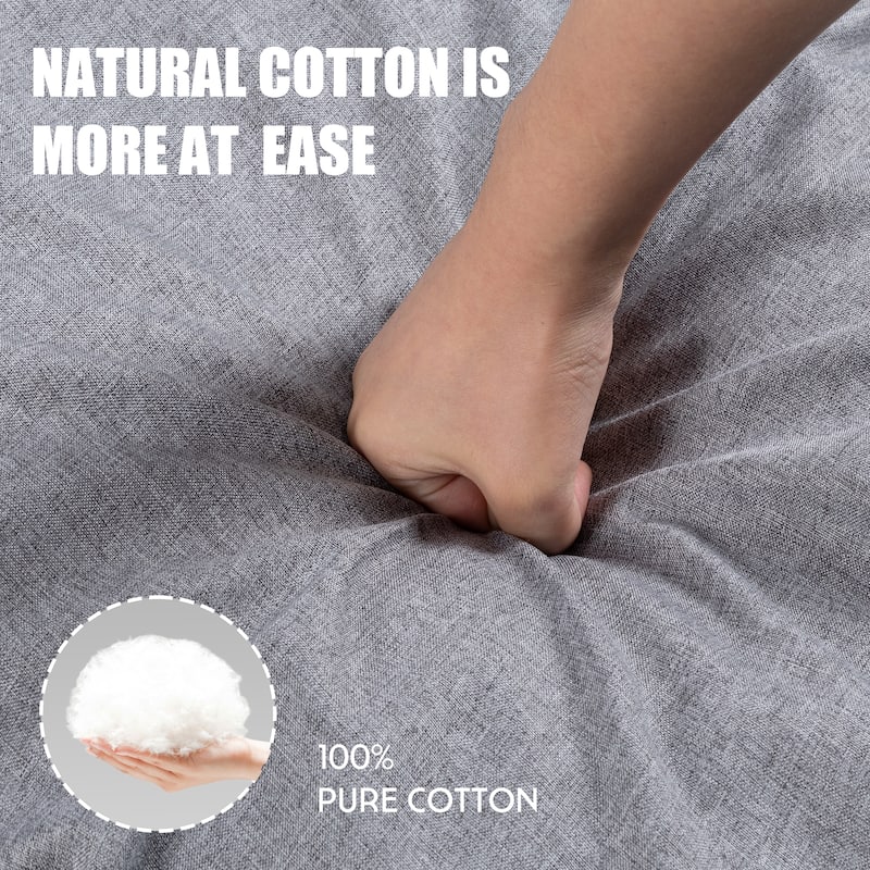 Futzca 74" Convertible Sectional Sofa Couch, Small L-Shaped Sofa