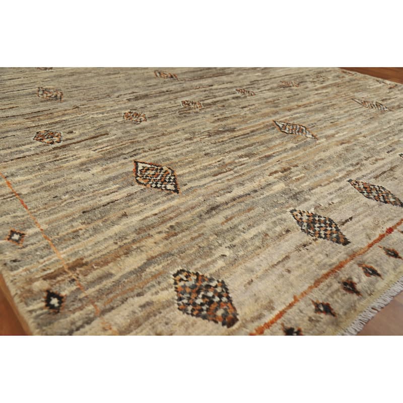 Moroccan Oriental Area Rug Handmade Living Room Wool Carpet - 7'3" x 9'7" - 7'3" x 9'7" - Multi-Color