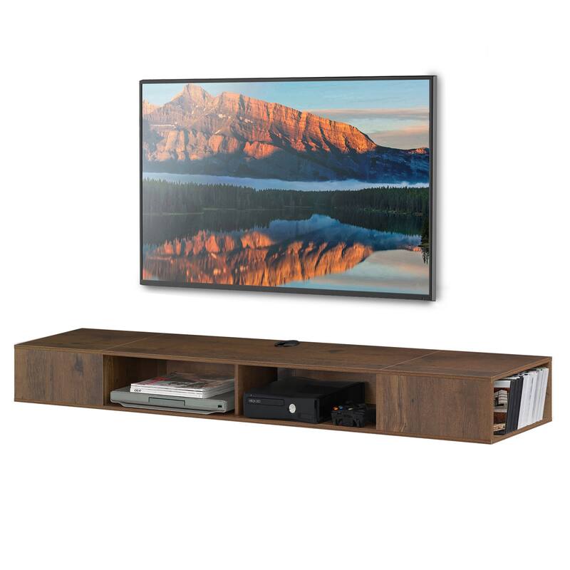 70 inch Floating TV Shelf for Wall, Entertainment Center for Living Room