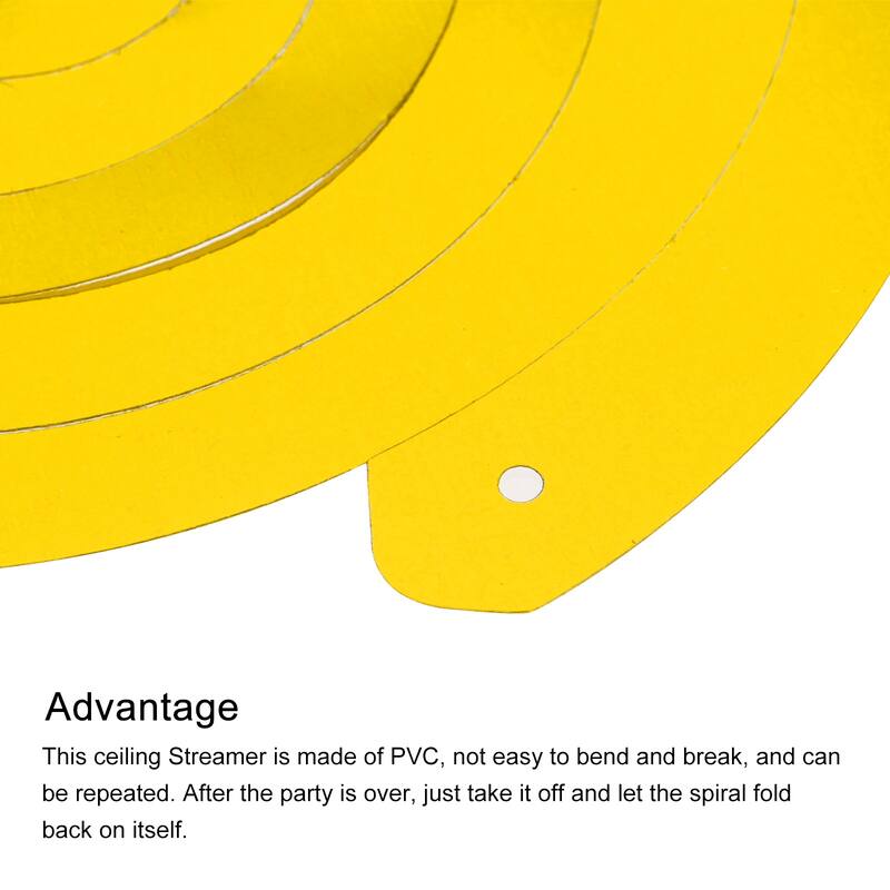 30 Pcs Gold Party Hanging Double Strip with Hang Tag String,Hook
