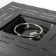 preview thumbnail 7 of 5, GDFStudio - Niles Black Steel 34-Inch Outdoor Propane Fire Pit Table with Adjustable Flame and Lava Rocks
