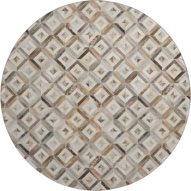 Premium Washable Super Soft Modern Patchword Mayfield Rug