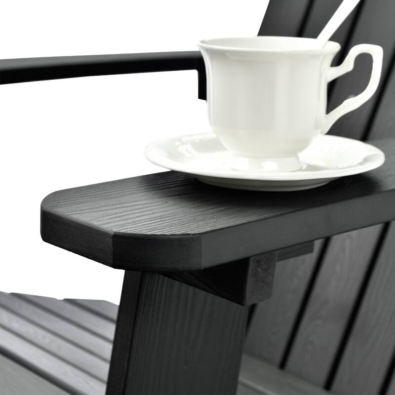 OVIOS Plastic Wood Adirondack Outdoor Patio Chair Set of 2