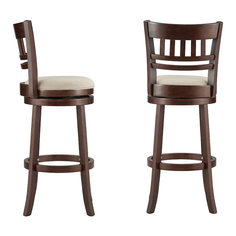 Rovinj Lattice Back 29"H Swivel Bar Stool - Lattice-Back