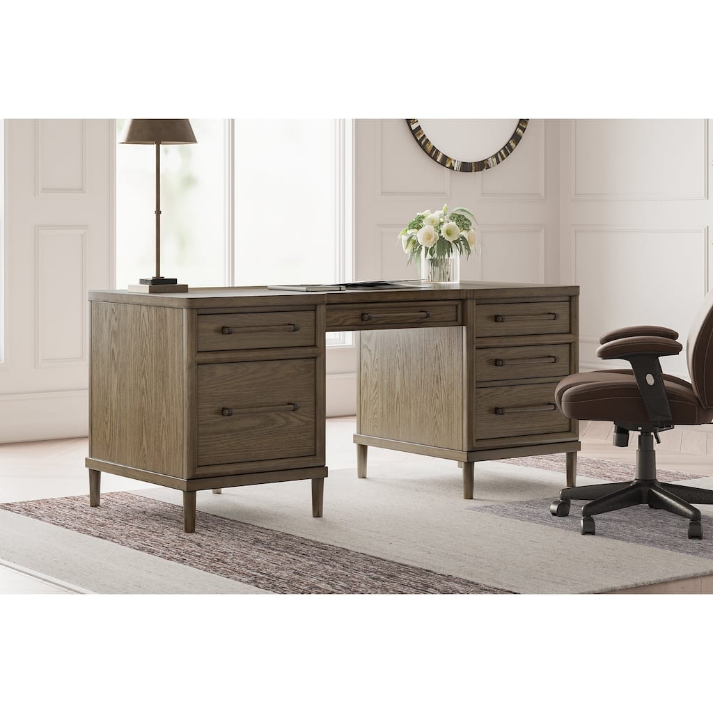 Signature Design by Ashley Roanhowe Brown 68" Home Office Desk