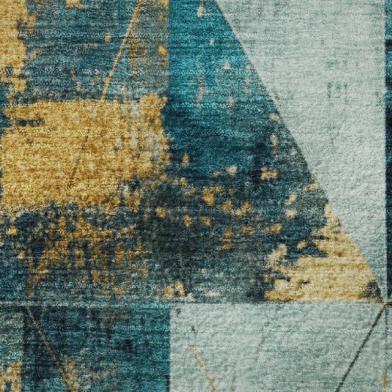 Premium Washable Super Soft Contemporary Mosaic Mayfield Rug