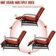 preview thumbnail 25 of 51, Outdoor Cushioned Chaise Lounge Adjustable Patio Reclining Lounge Chair, Recliner Lounge Chair & Bistro Table Set