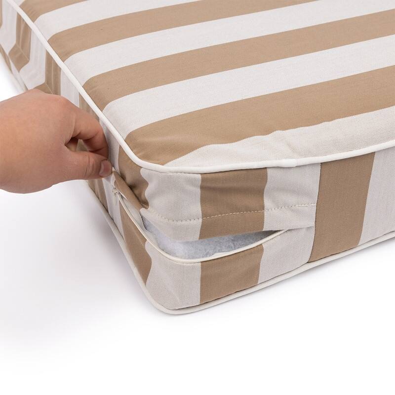 Sherry Kline Indoor/Outdoor Cabana Stripe Deep Seat Cushion (Seat & Back)
