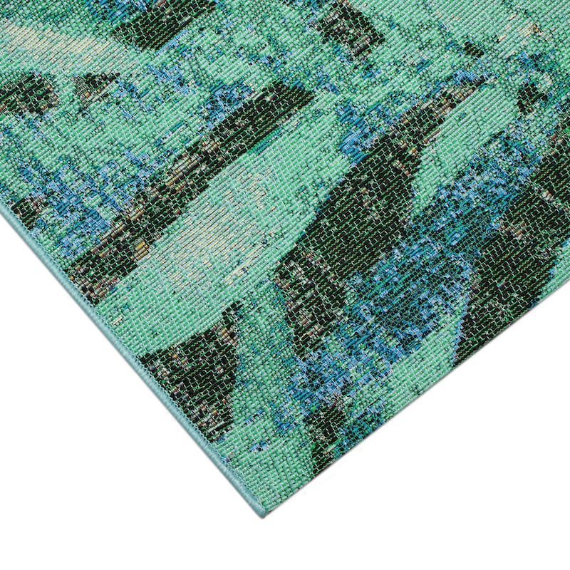 Liora Manne Marina Leaves Indoor/Outdoor Rug