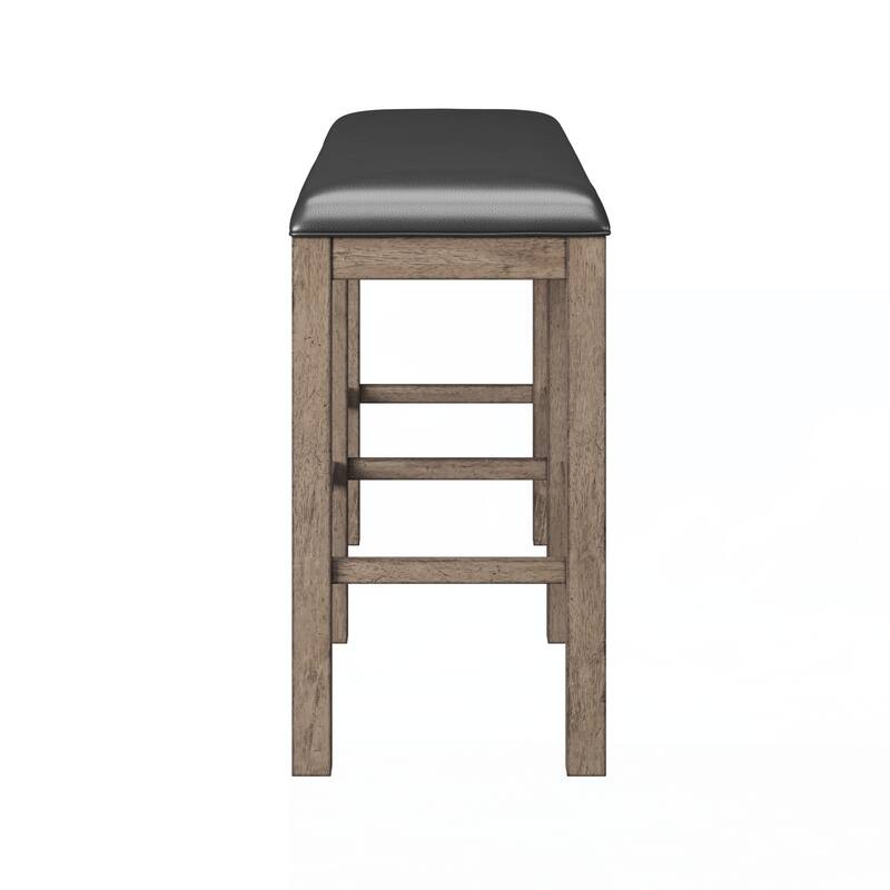 Brown 60" Bar Height Bench