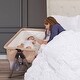 preview thumbnail 2 of 3, Dream On Me Lotus Bassinet & Bedside Sleeper in Brown