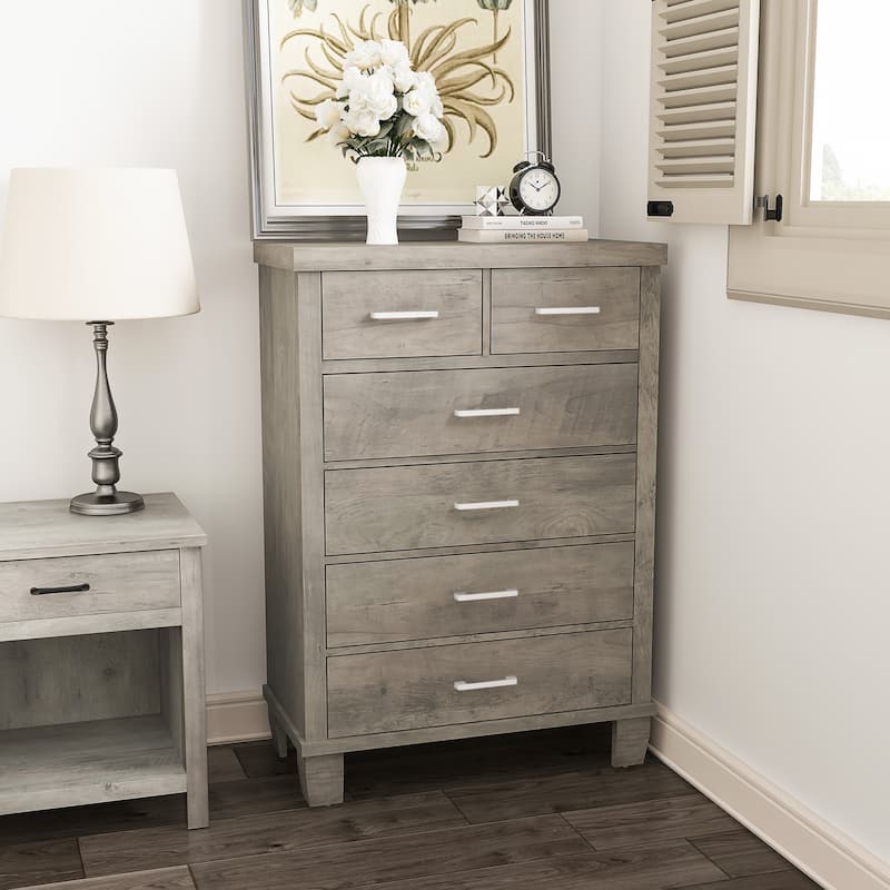 Elam 6 Drawers Vertical Dresser Storage Tower Organizer Unit for Bedroom