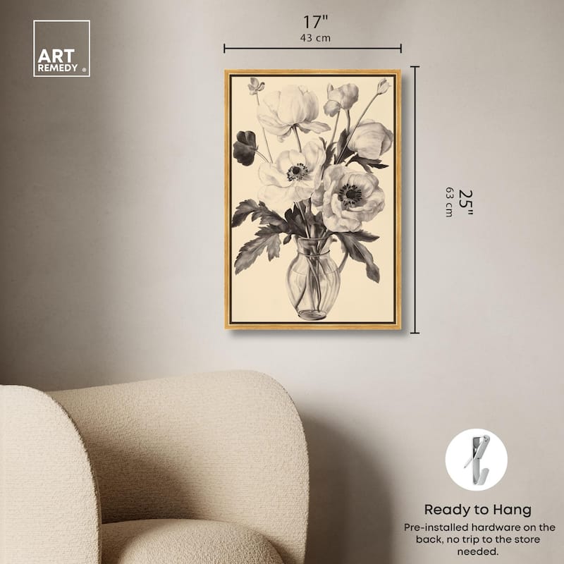 Herbarium's Hush III Canvas by Art Remedy