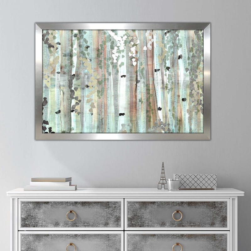 "Spring Birch Meadow" by Susan Jill Print on Acrylic