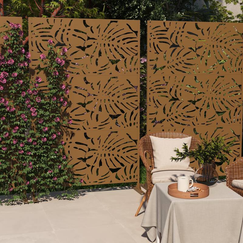 Free Standing Decorative Outdoor Privacy Screen