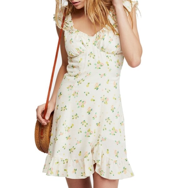 free people white floral dress