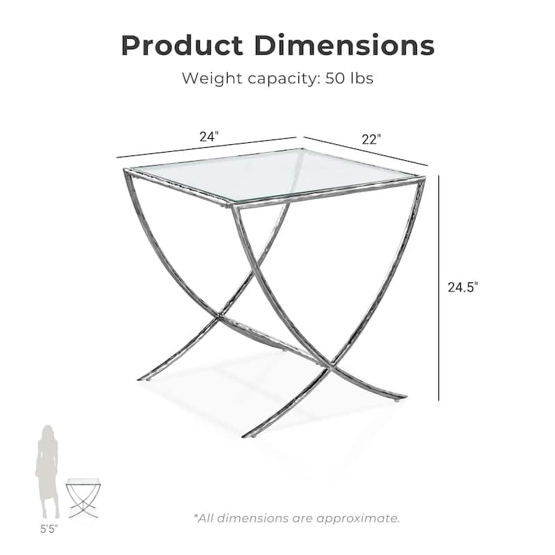 Furniture of America Zayen Modern 3-Piece Upholstered Queen Size Hammered Metal Camelback Bedroom Set with 2 Nightstands
