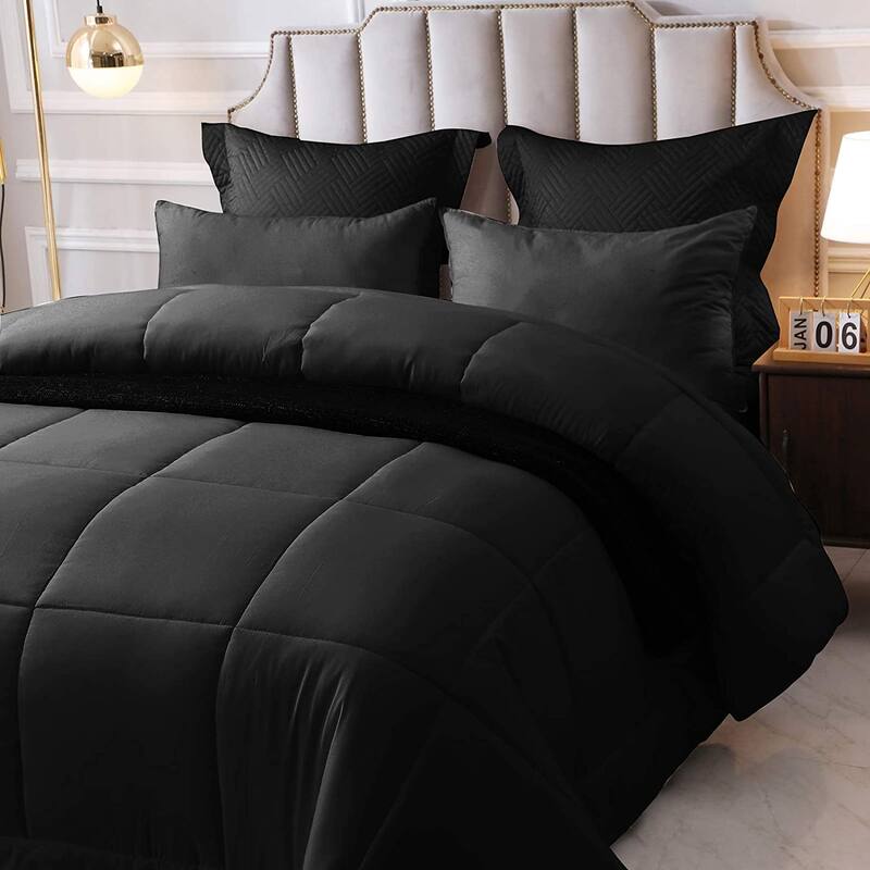Shatex Duvet Insert Down Microfiber 3 Pieces Bedding Comforter Sets,Queen