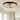 Rennnsan 2-Light Modern Crystal Drop Chrome/Black Crystal Flush Mount Ceiling Light for Bedroom