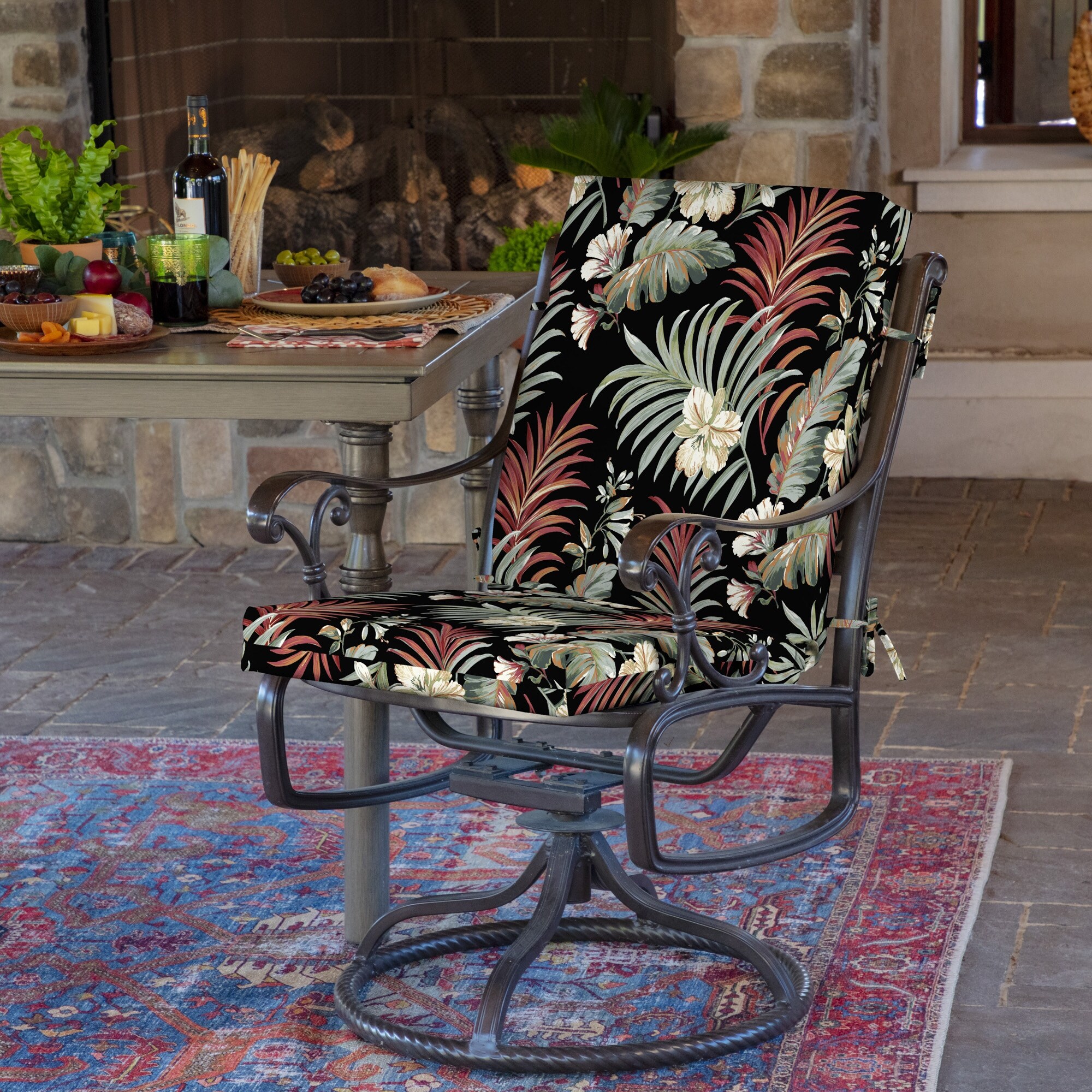 Outdoor Dining Chair Arden Selections Patio Cushions Arden