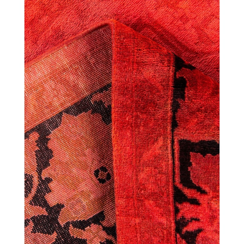 Vibrance, One-of-a-Kind Hand-Knotted Area Rug - Pink, 4' 1" x 6' 4" - 4' 1" x 6' 4"
