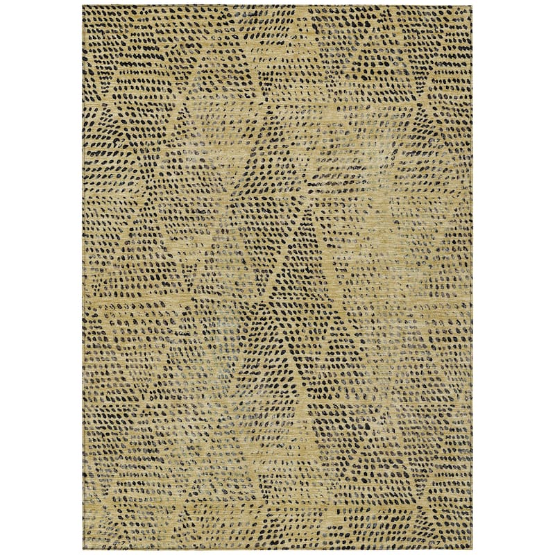 Machine Washable Indoor/ Outdoor Chantille Modern Diamonds Rug