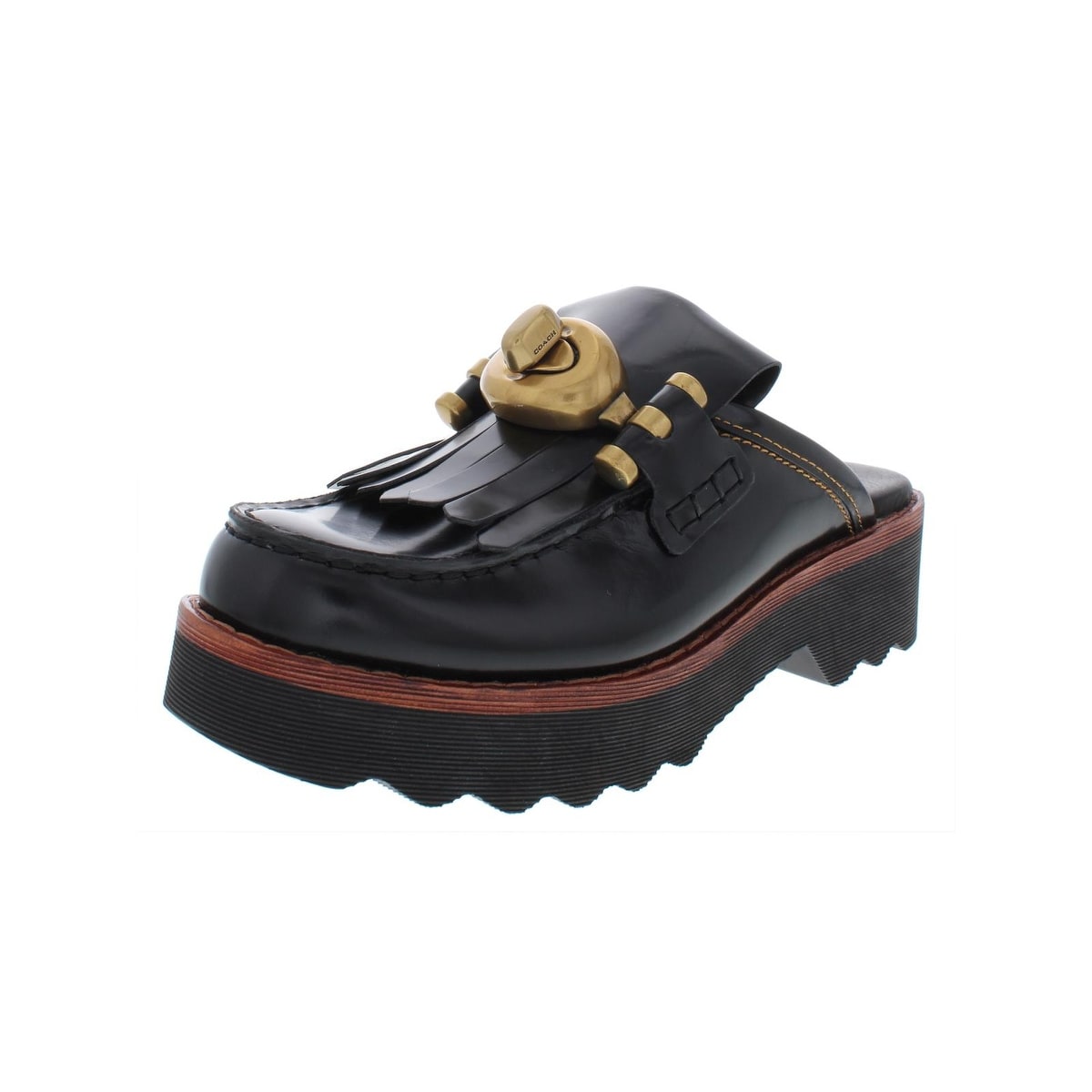 coach turnlock clogs