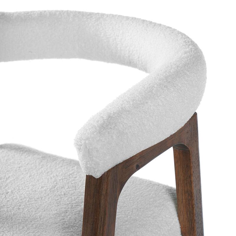 Christopher Knight Home - Modern Upholstered Wooden Counter Stools - 26" Seat Height Bar Stools with Back, Set of 2