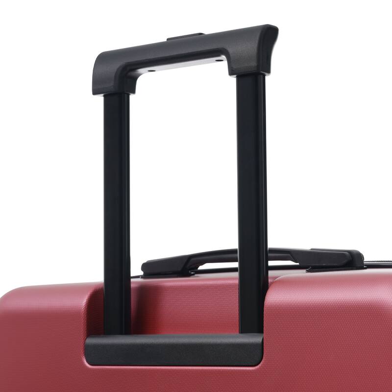 Luggage Sets 5 Piece with Front Opening, Hardside Expandable Carry On Suitcase Set with Double Spinner Wheel, with USB Port