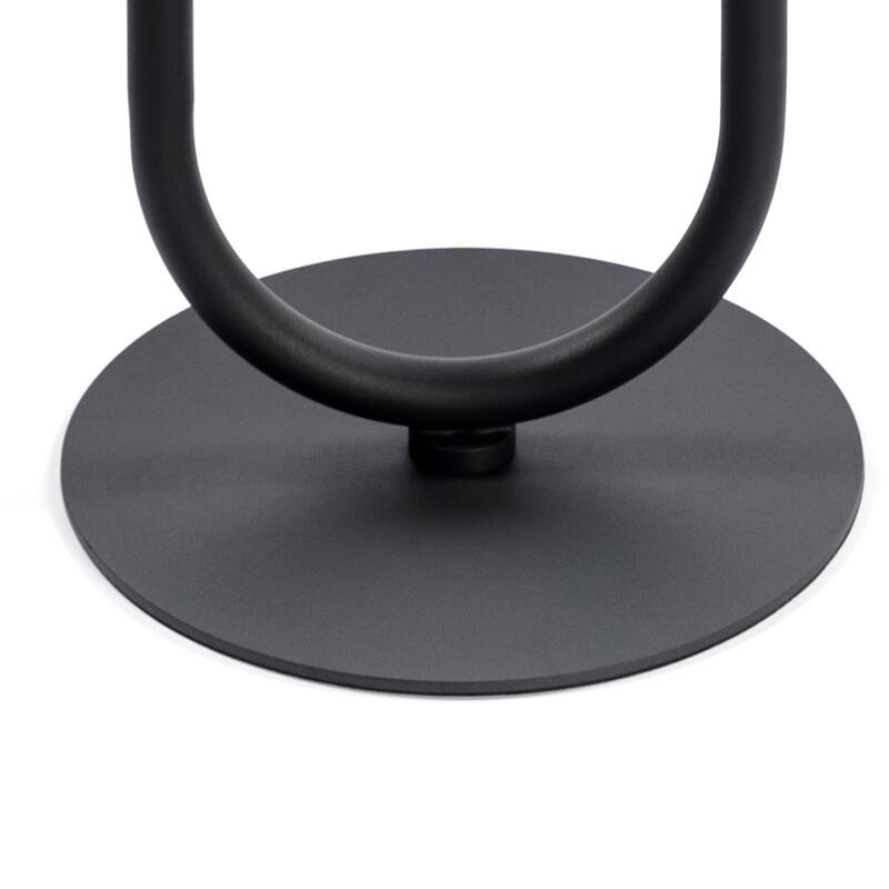 Lantern-shaped Metal End Table, Small Round Side Table, Modern Coffee Drink Cocktail Table