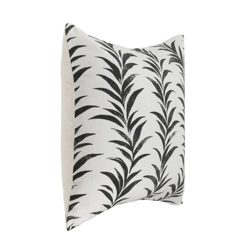 Villa by Classic Home Alula Cotton Fabric Throw Pillow