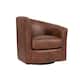 Option Caramel Brown Faux Leather