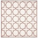 preview thumbnail 45 of 183, SAFAVIEH Handmade Cambridge Trudie Geometric Wool Rug 6' Square - Ivory/Beige - Square