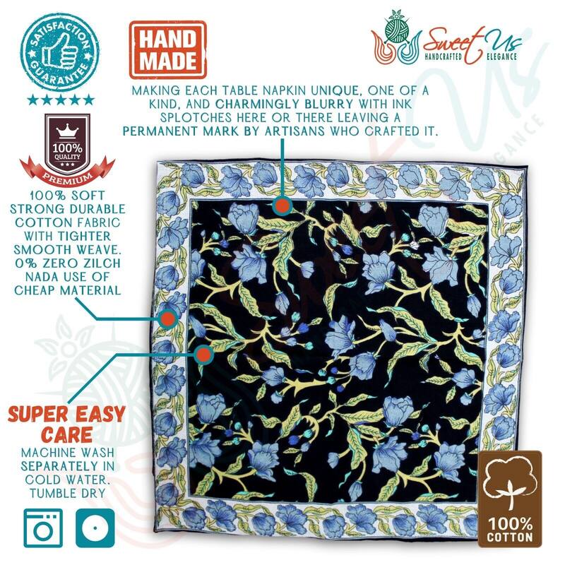 Cotton Sweet French Country Floral Tablecloth Round, Runner