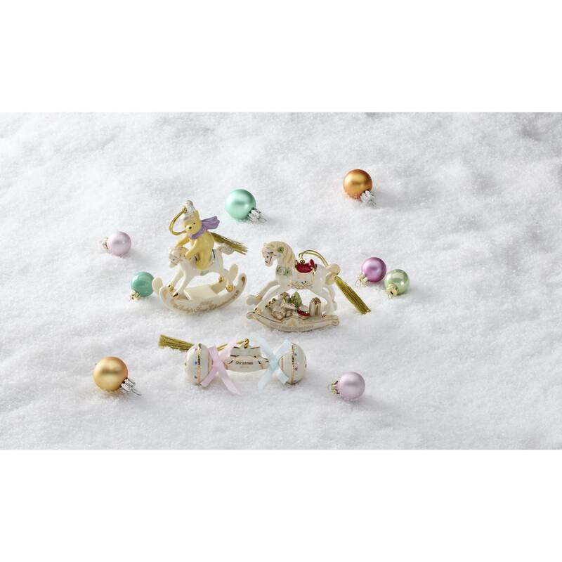 Lenox 2025 Baby's 1st Christmas Rattle Ornament