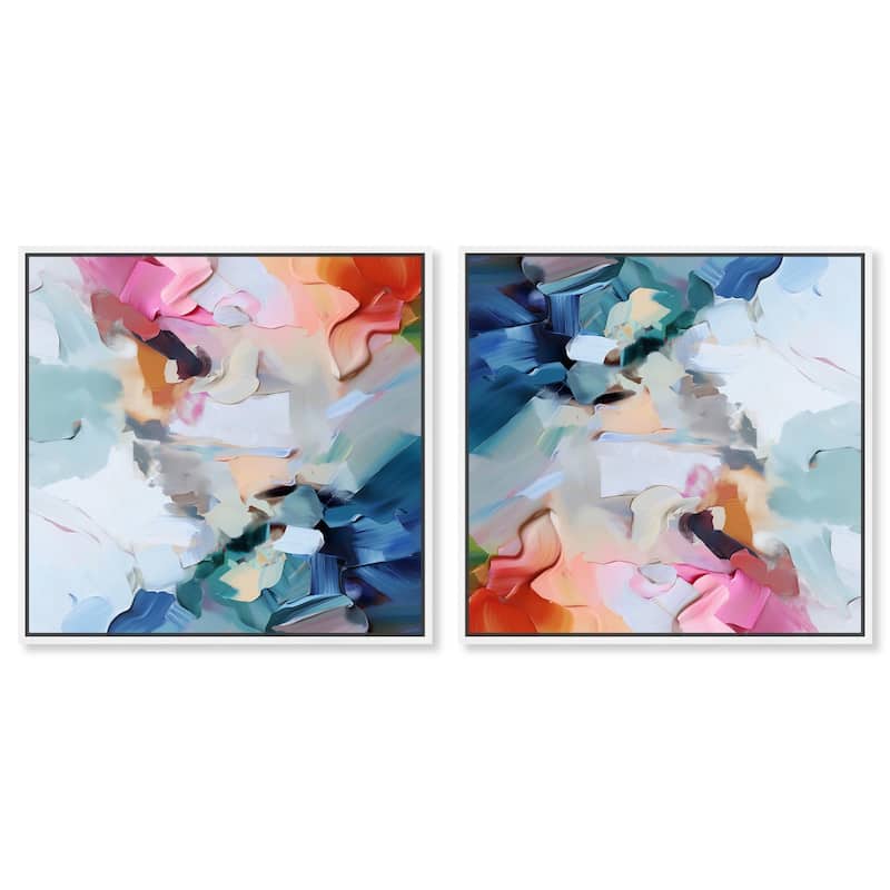 Walk on a Sunny Day Canvas by Art Remedy - 54" x 36" - Silver