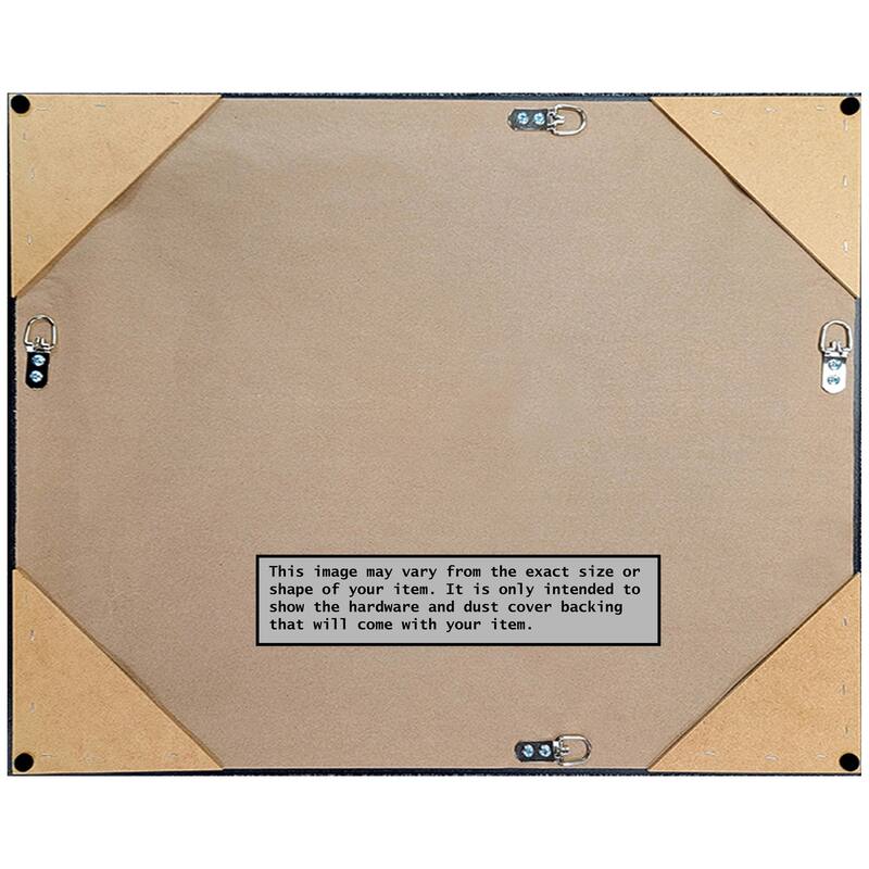 Non-Beveled Wood Bathroom Wall Mirror - Signore Bronze Frame