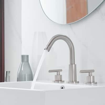 Doulble Handle Bathroom Sink Faucet