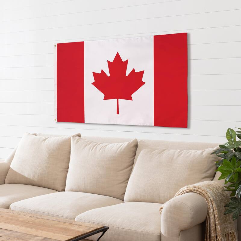 Canada National Double Sided Estate Flag w/ 2 Grommets, 3'x5'