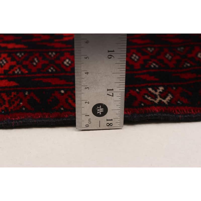 Teimani Red Rug 4'1" x 5'11" - 4'1 x 5'11