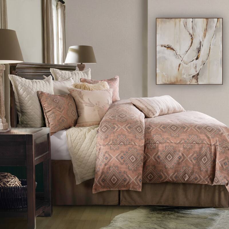 HiEnd Accents Sedona Pale Sienna Comforter Set, 3PC