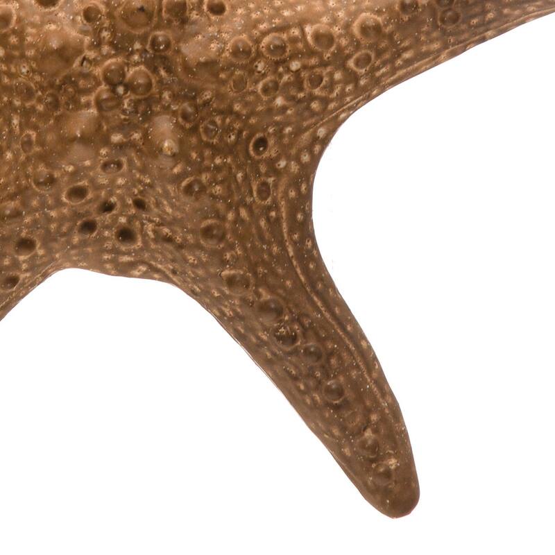 Decorative Stoneware Starfish - 10.8"L x 10.3"W x 2.3"H