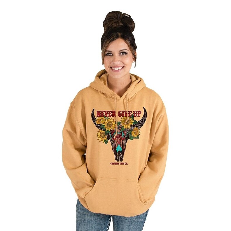Cowgirl Tuff Western Sweatshirt Womens 