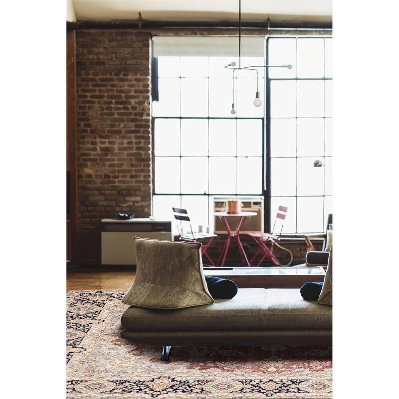 ECARPETGALLERY Hand-knotted Antalya Vintage Dark Copper Wool Rug - 9'7 x 13'5