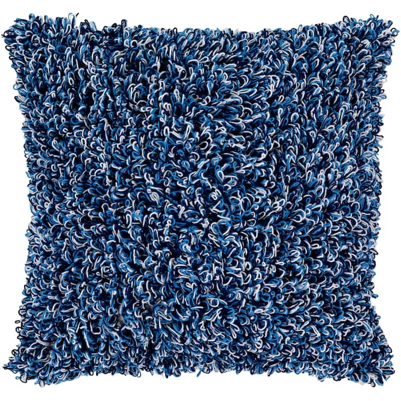 Artistic Weavers Malin Hand-Woven Shag 20-inch Poly or Feather Down Throw Pillow