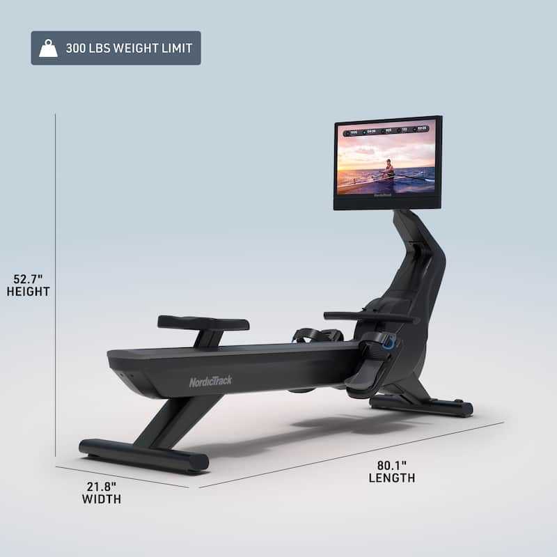NordicTrack RW900 Rower with 24" Pivoting Touchscreen; Designed for the Best Full-Body Workout