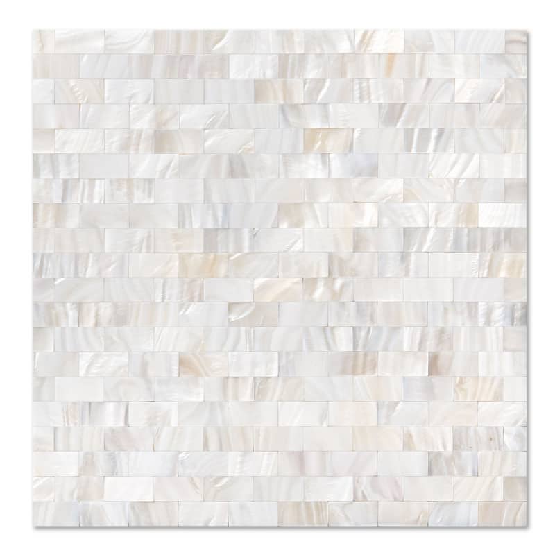 Art3d Mother of Pearl Shell Tile for Kitchen Backsplash/Bathroom - 10 sheets