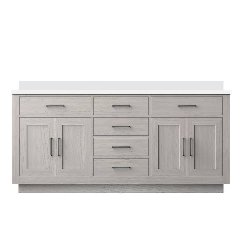 Abbey Bath Vanity with Quartz Top and Sink