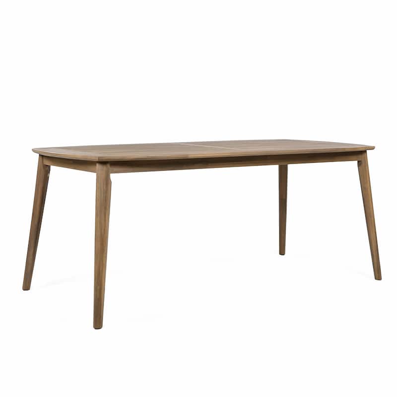 8-Seater Acacia Wood Dining Table with Heavy-Duty Frame