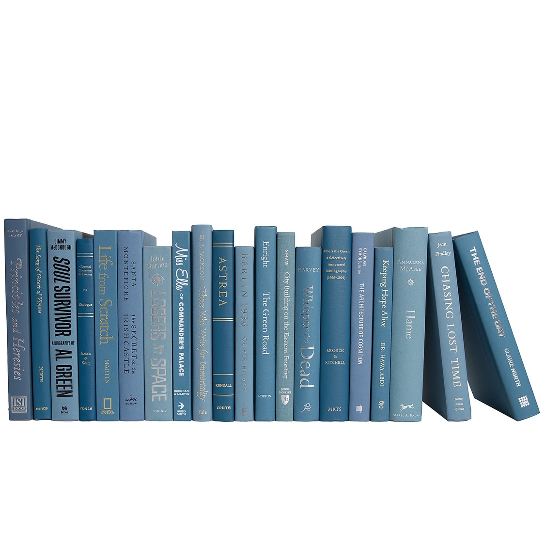 Decorative Books - Marlin Books - Blue Books By The Foot
